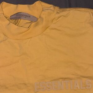Essentials Mustard Crewneck Tee